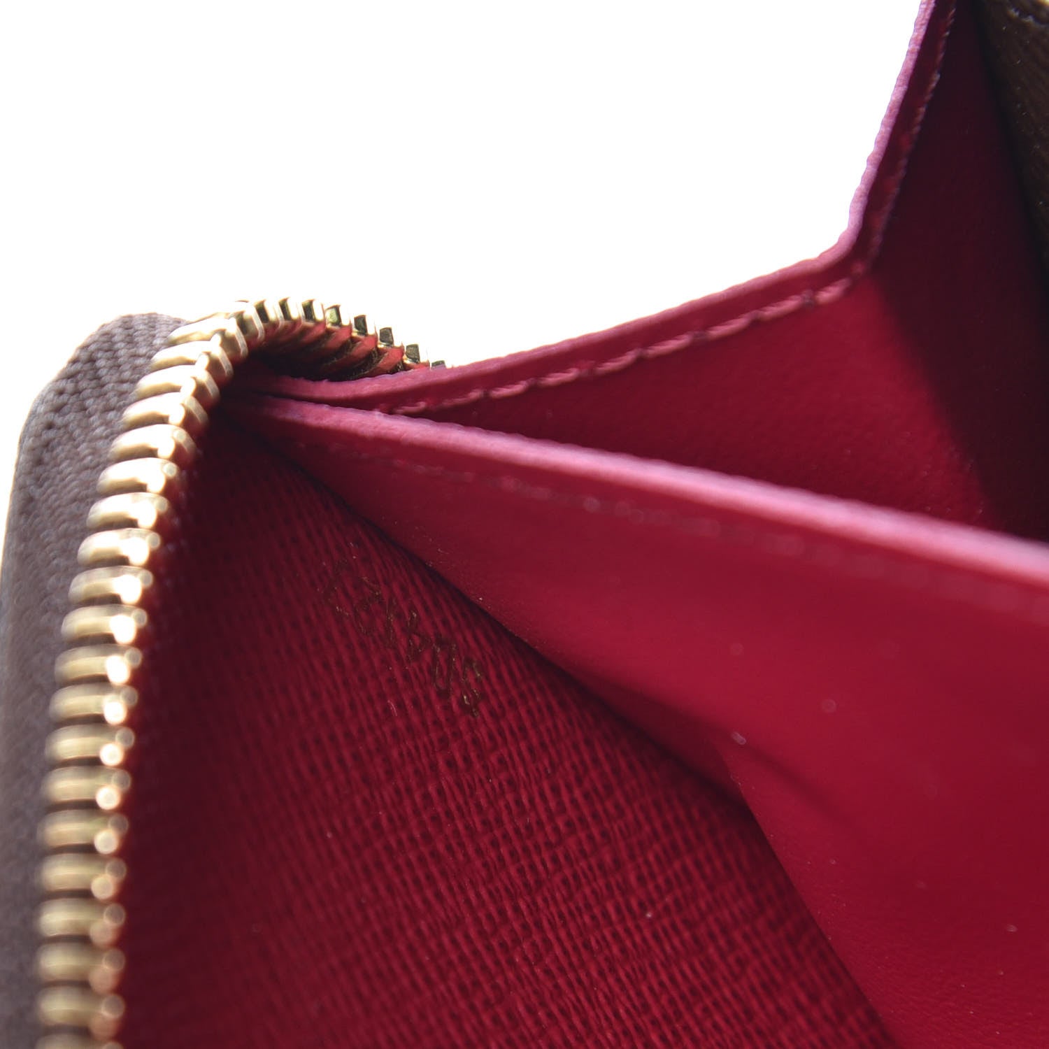 Louis Vuitton Monogram Clemence Wallet Fuchsia 7 of 7