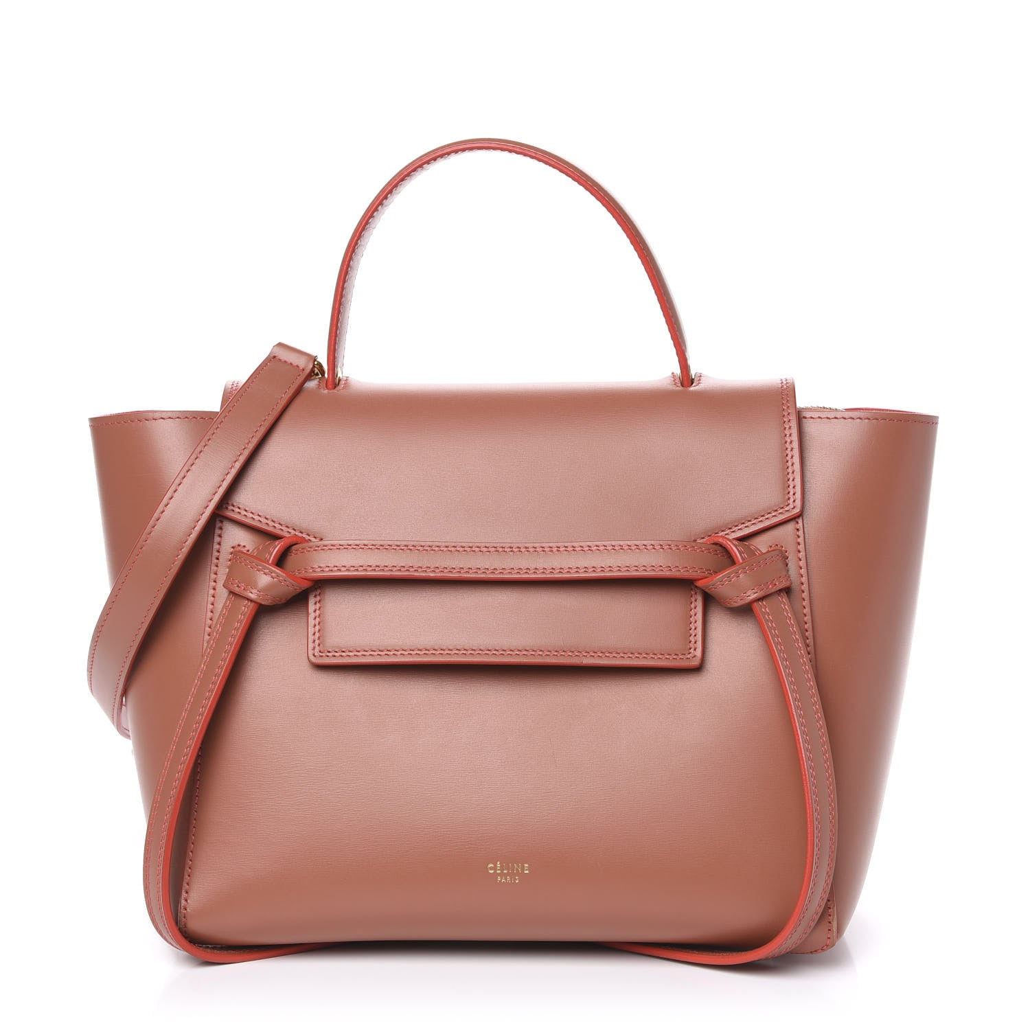 Celine Smooth Calfskin Micro Belt Bag Terracotta 1 of 9