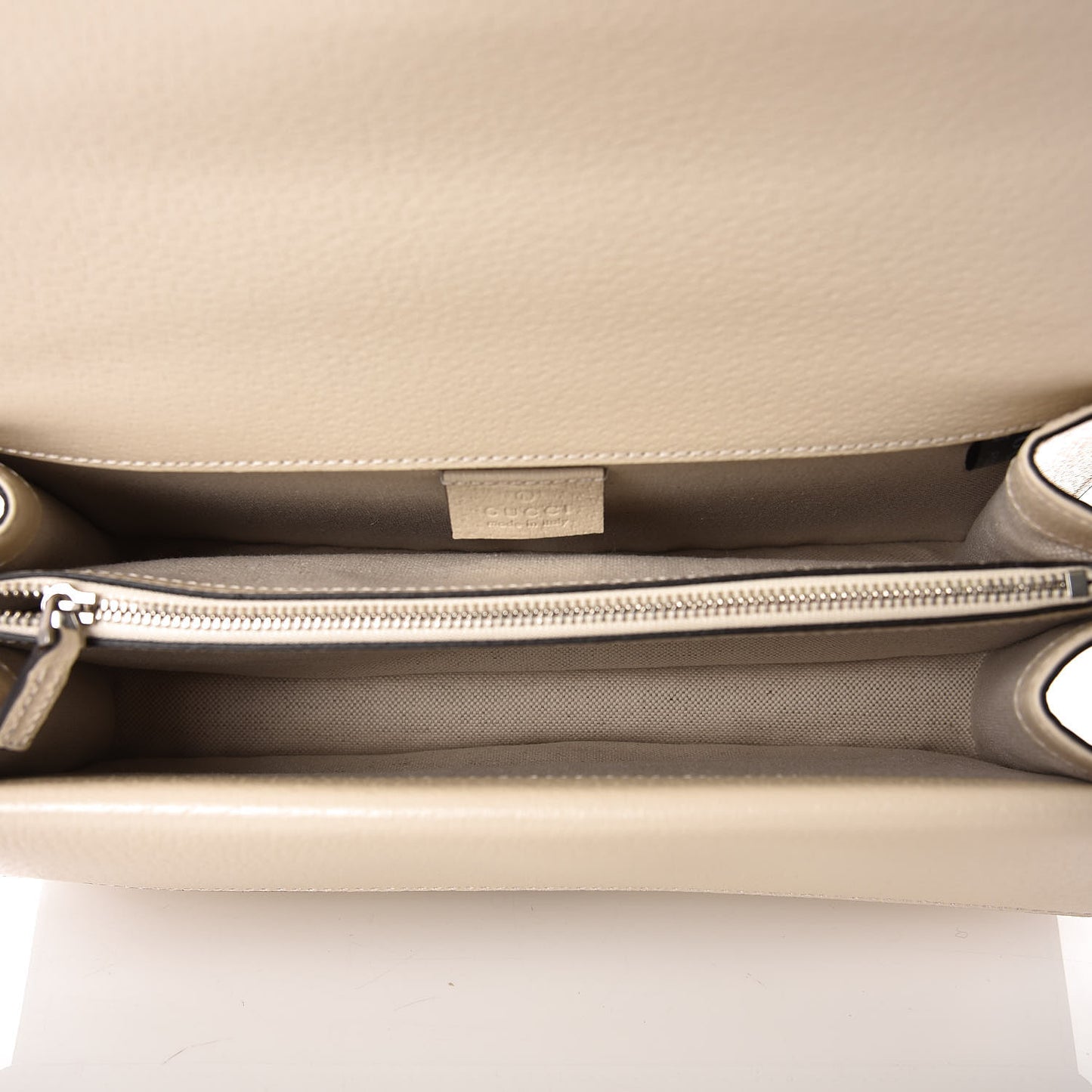 Textured Calfskin Crystal Small Dionysus Shoulder Bag Mystic White