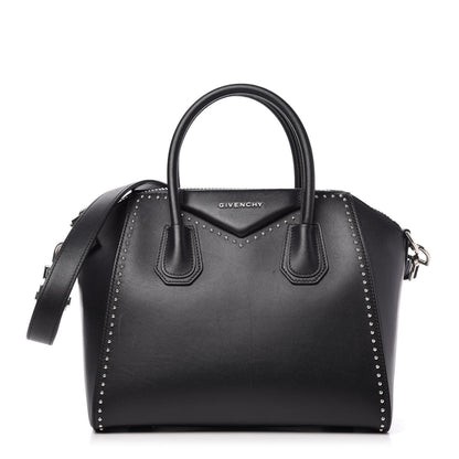 Givenchy Calfskin Medium Studded Antigona Black 1 of 10