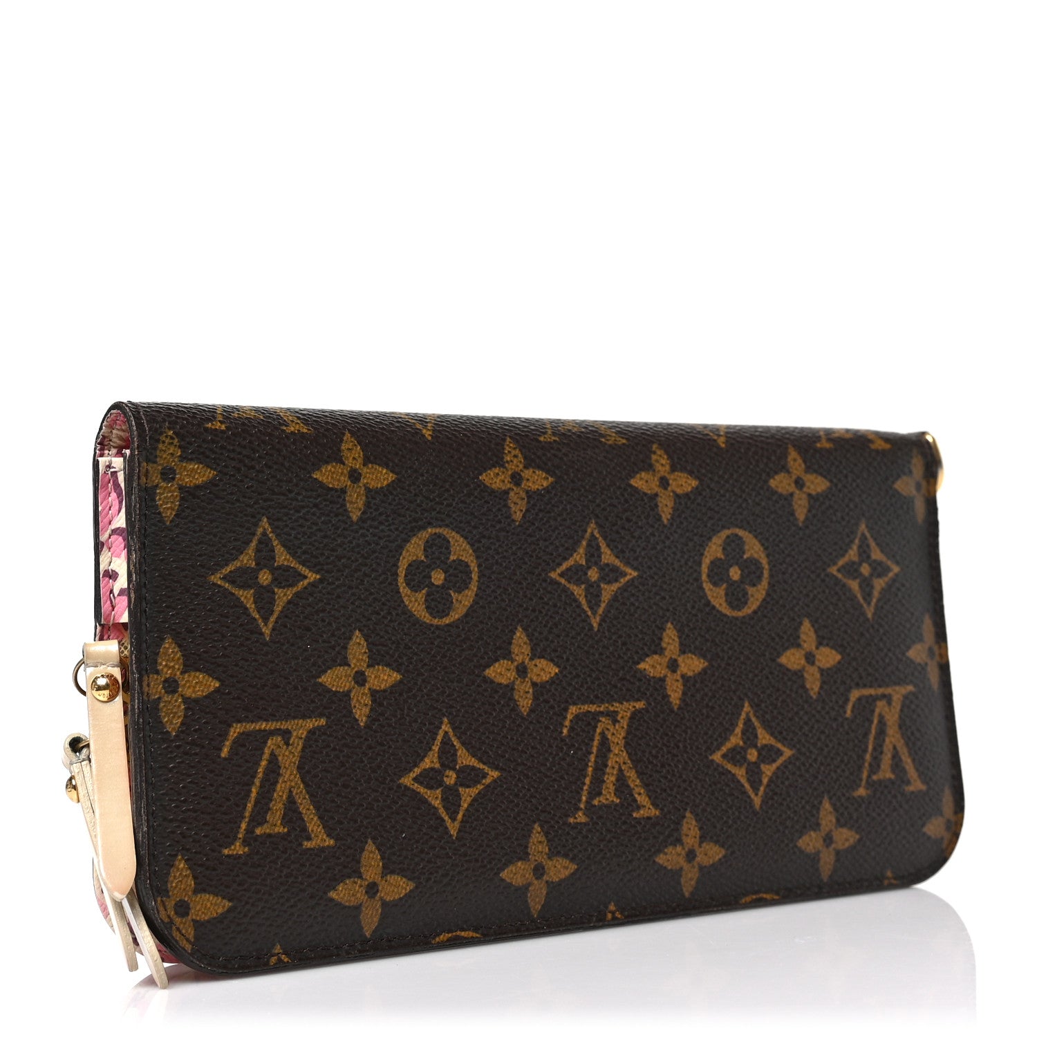 Louis Vuitton Monogram Leopard Insolite Wallet Blanc Corail 3 of 6