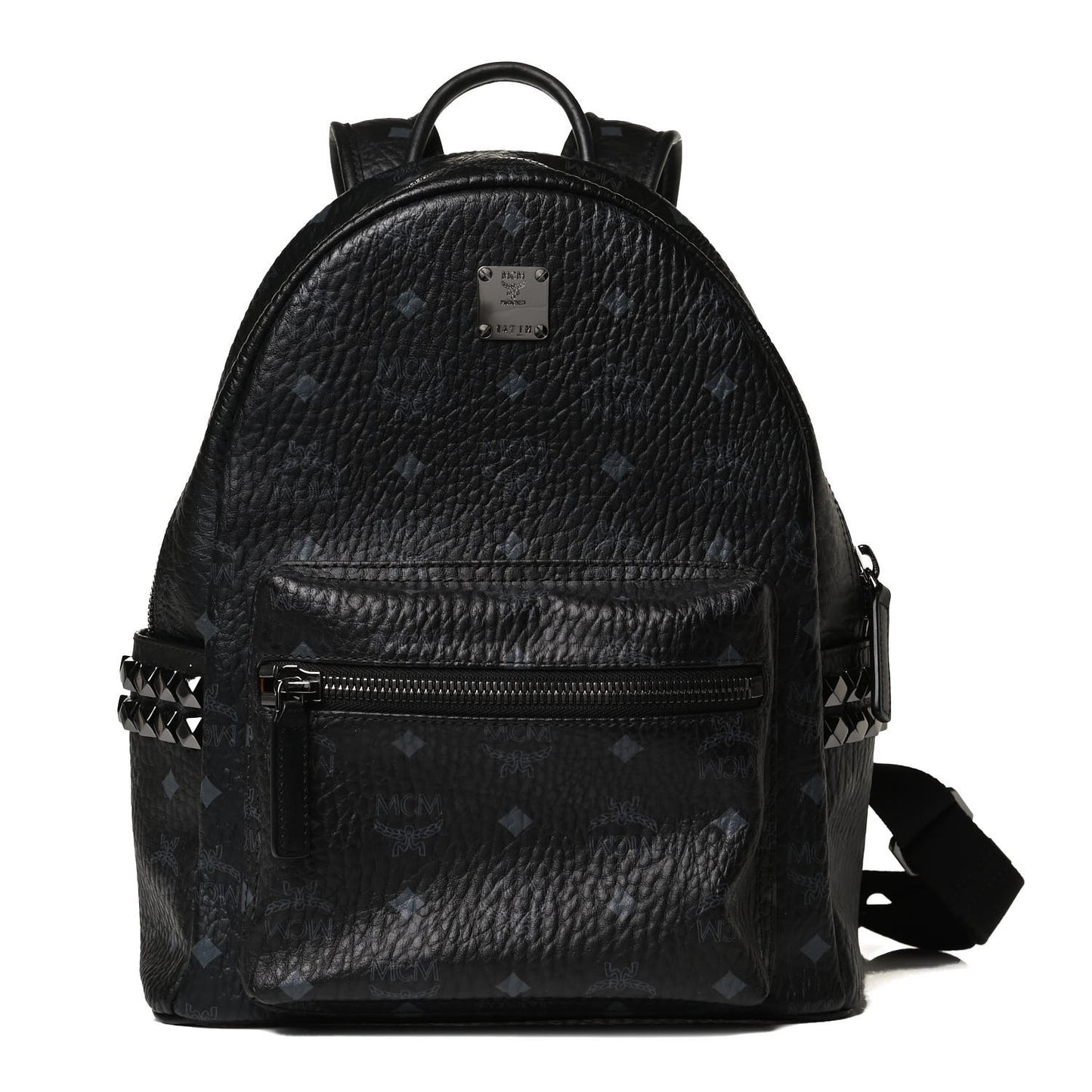 Visetos Small Side Stud Stark Backpack Black
