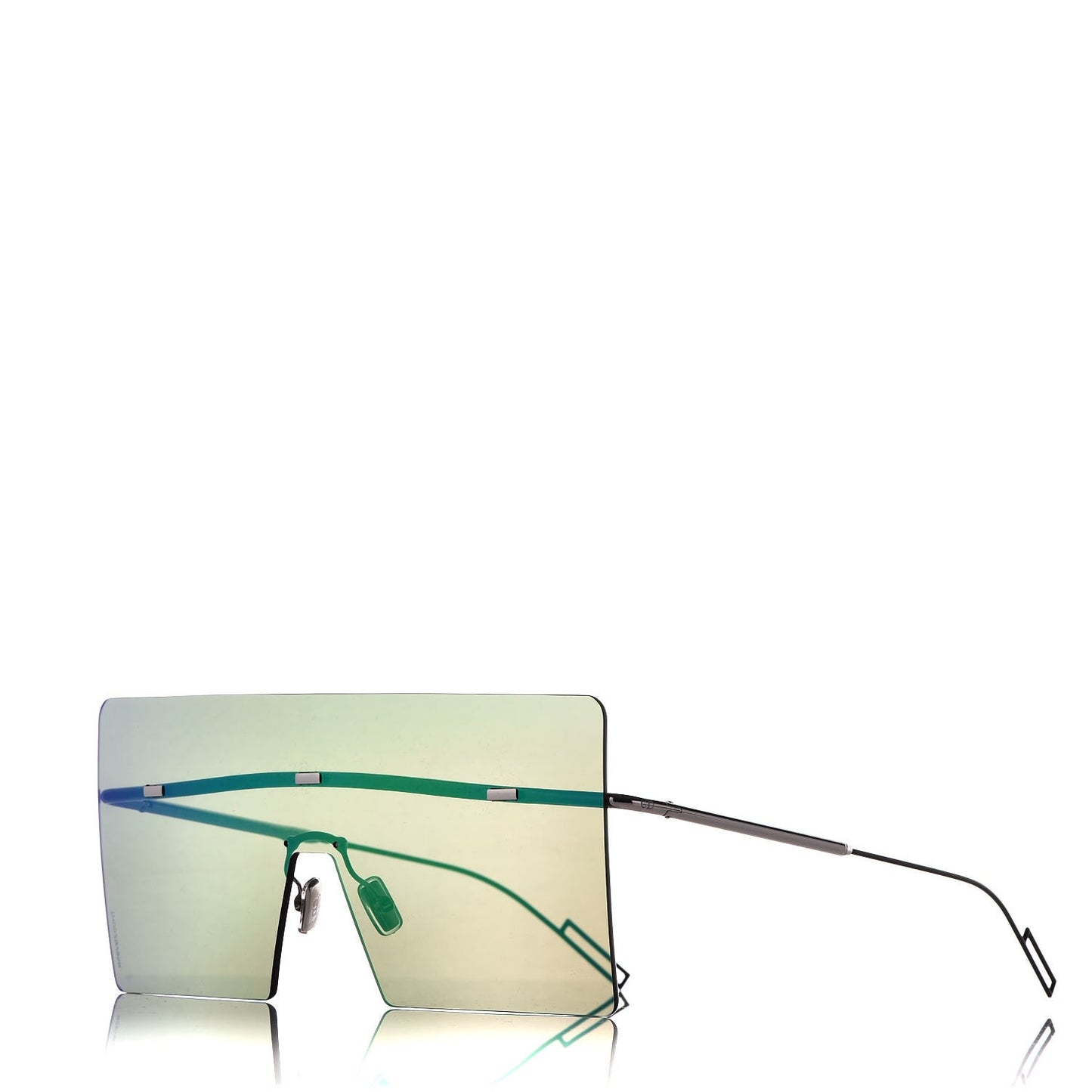 HOMME Mirror Mask HarDior Sunglasses Green Gray