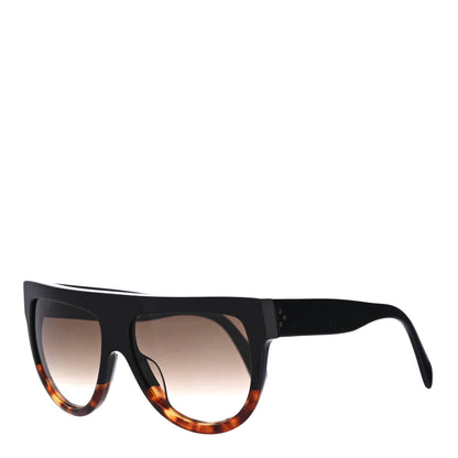 Celine Shadow Sunglasses CL 41026/S Black Havana 1 of 7