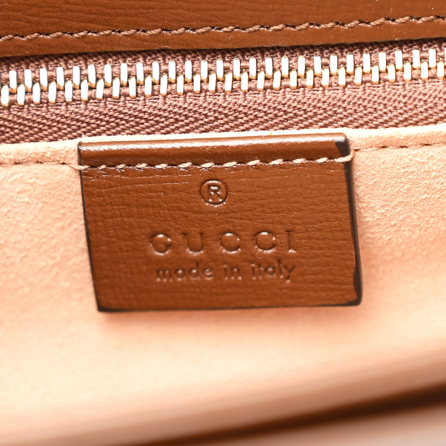 Gucci GG Supreme Monogram Horsebit 1955 Shoulder Bag Beige Brown Sugar 5 of 9