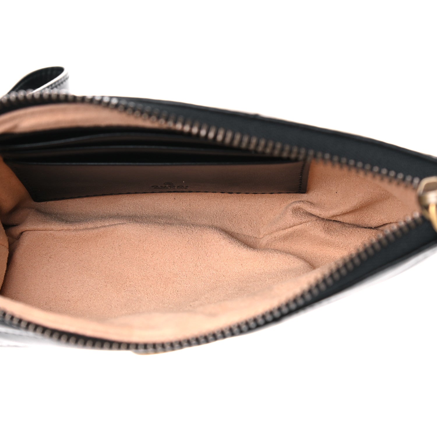 Gucci Calfskin Matelasse GG Marmont Wrist Wallet Black 5 of 10