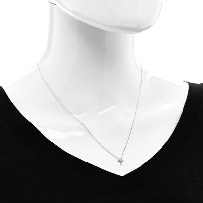 Roberto Coin 18K White Gold Diamond Tiny Treasures Baby Cross Pendant Necklace 2 of 6