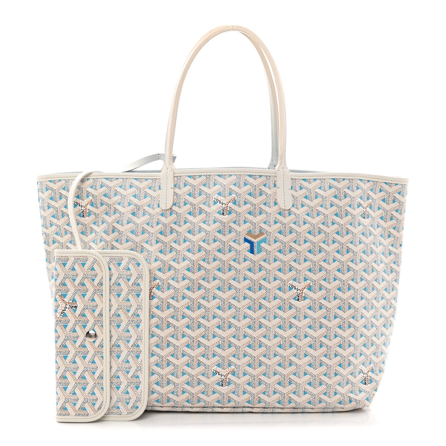 Goyard Goyardine Saint Louis Claire Voie PM White Opaline 3 of 14