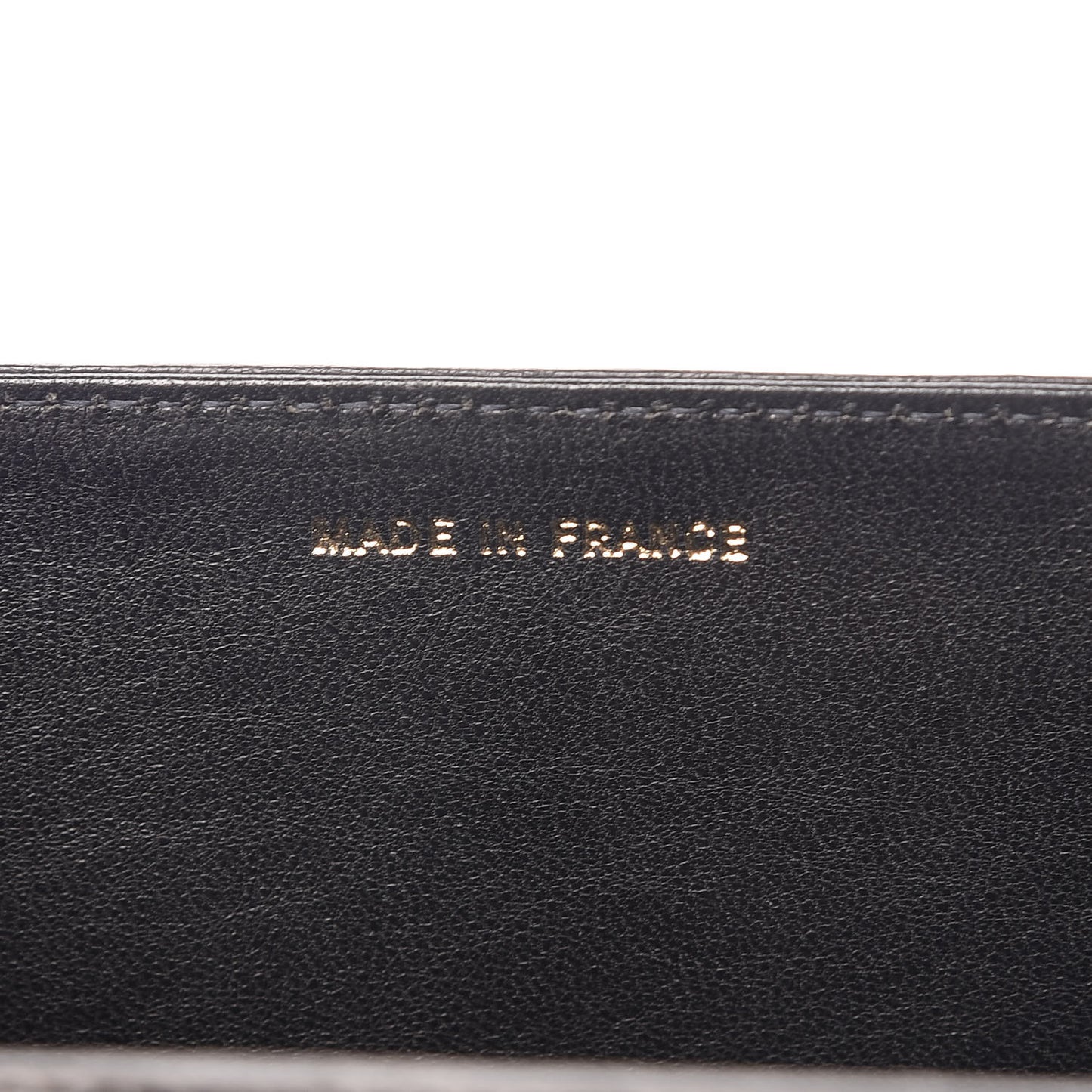 Ostrich Medium Single Flap Black