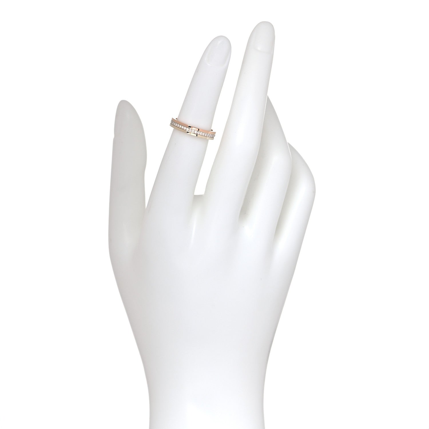 Cartier 18K White Yellow Pink Gold Diamond 3.5mm Vendome Louis Cartier Wedding Band Ring 49 5 3 of 12