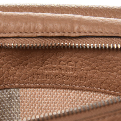 Gucci Cellarius Calfskin Medium Bamboo Daily Flap Shoulder Bag Camelia 6 of 11