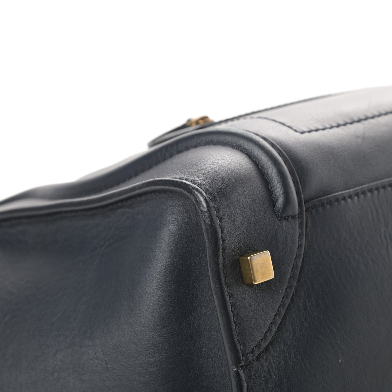 Celine Smooth Calfskin Mini Luggage Navy Blue 9 of 20