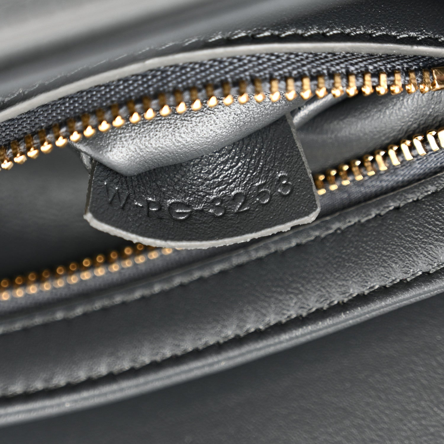 Celine Shiny Calfskin Teen Triomphe Dark Grey 9 of 13