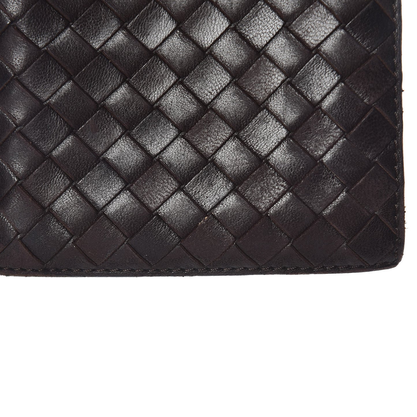 Nappa Intrecciato Continental Wallet Ebano