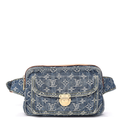 Louis Vuitton Monogram Denim Bum Bag Blue 1 of 11