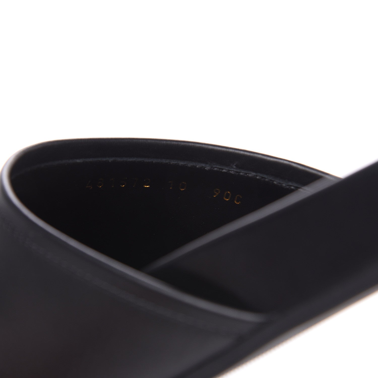 Gucci Calfskin Mens Horsebit River Slippers 10 Black 8 of 9