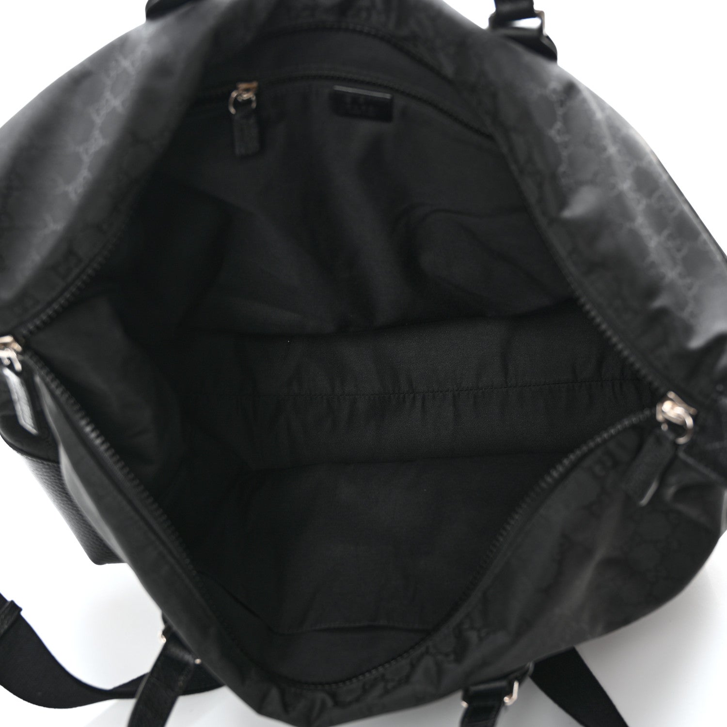 Gucci Nylon Monogram XL Duffle Bag Black 3 of 10