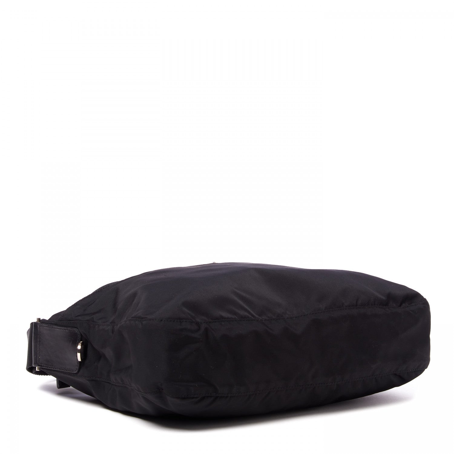 Prada Nylon Flat Messenger Bag Black 3 of 8