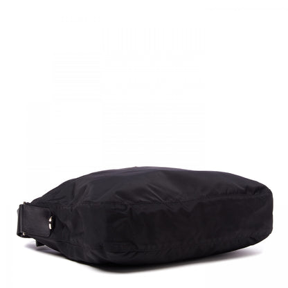 Prada Nylon Flat Messenger Bag Black 3 of 8