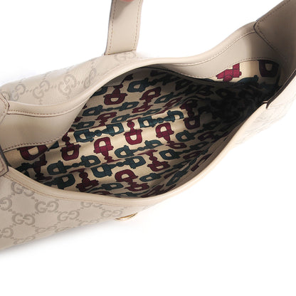 Gucci Guccissima Medium Jackie O Bouvier Hobo Off White 5 of 7