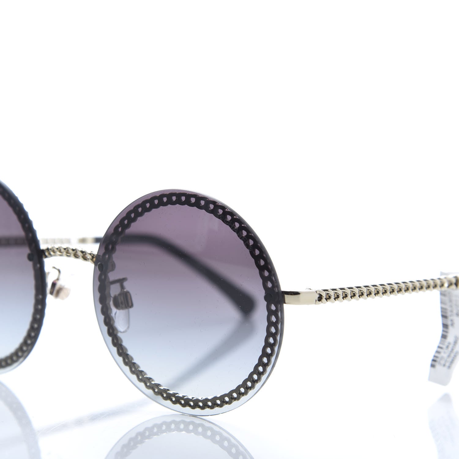 Chanel Round Chain Sunglasses 4245 Gold 10 of 11