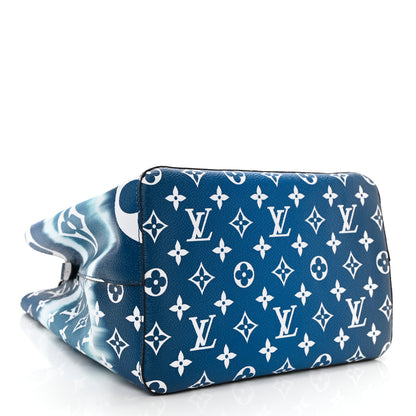 Louis Vuitton Monogram Escale Neonoe MM Blue 4 of 10