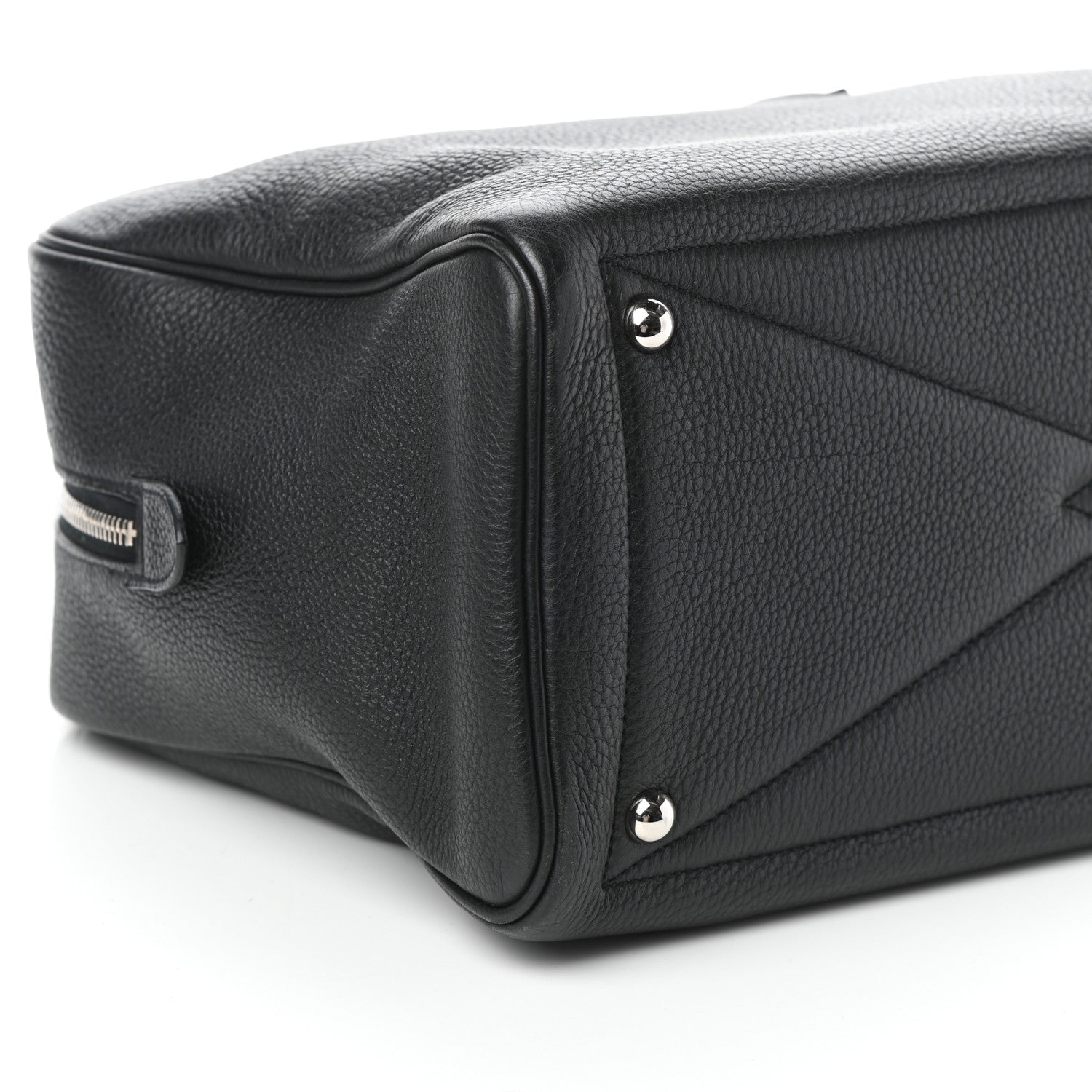 Hermes Taurillon Clemence Victoria II 35 Black 8 of 9