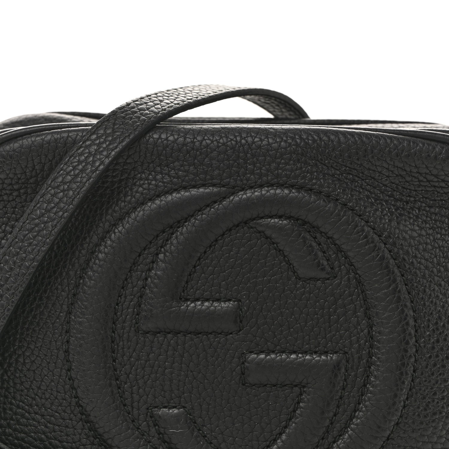 Gucci Pebbled Calfskin Small Soho Disco Bag Black 8 of 13