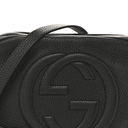 Gucci Pebbled Calfskin Small Soho Disco Bag Black 8 of 13