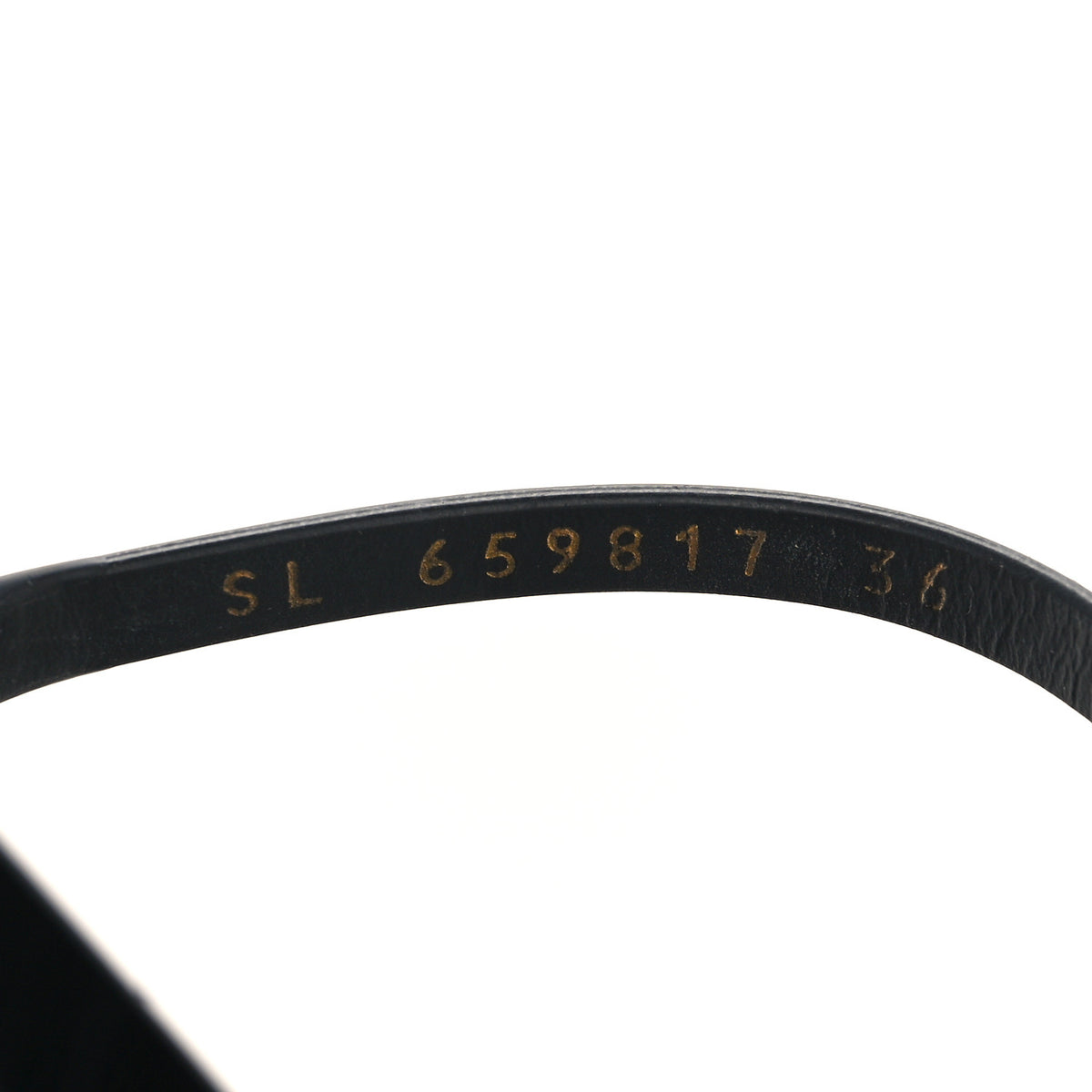 Saint Laurent Patent Calfskin Cassandra Monogram Sandals 36 Black 7 of 10
