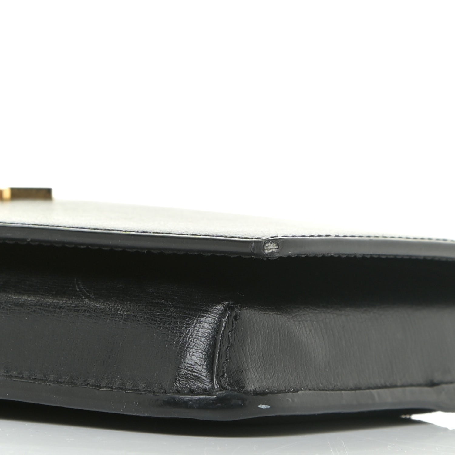 Saint Laurent Smooth Calfskin Monogram Phone Holder Crossbody Black 9 of 23