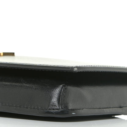 Saint Laurent Smooth Calfskin Monogram Phone Holder Crossbody Black 9 of 23