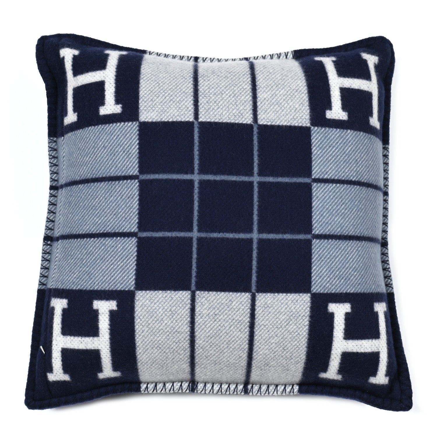 Hermes Wool Cashmere Avalon III Pillow PM Ecru Caban 2 of 3