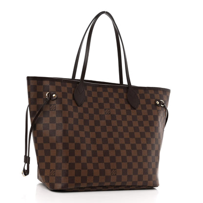 Louis Vuitton Damier Ebene Neo Neverfull MM Rose Ballerine 4 of 10