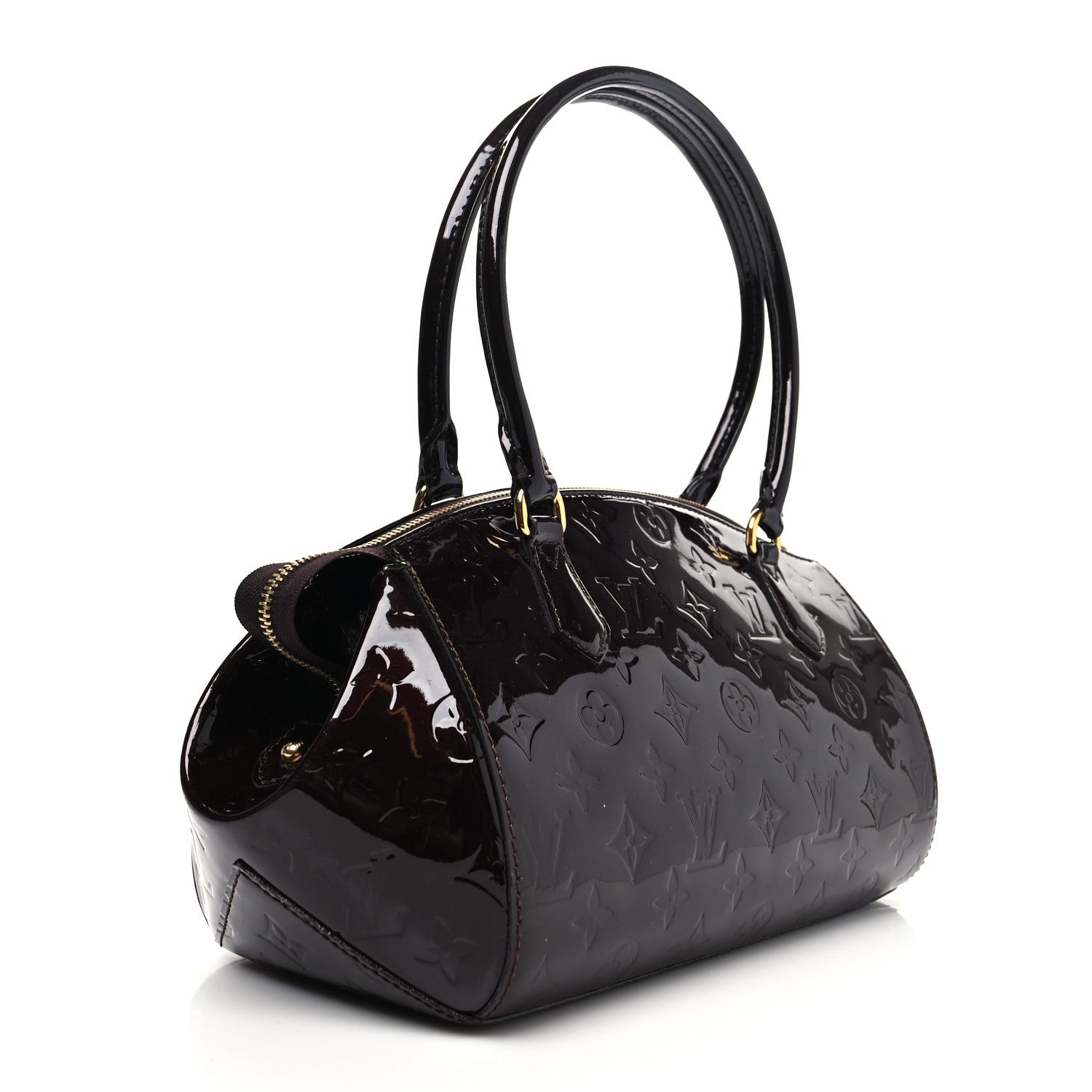 Louis Vuitton Vernis Sherwood PM Amarante 3 of 12