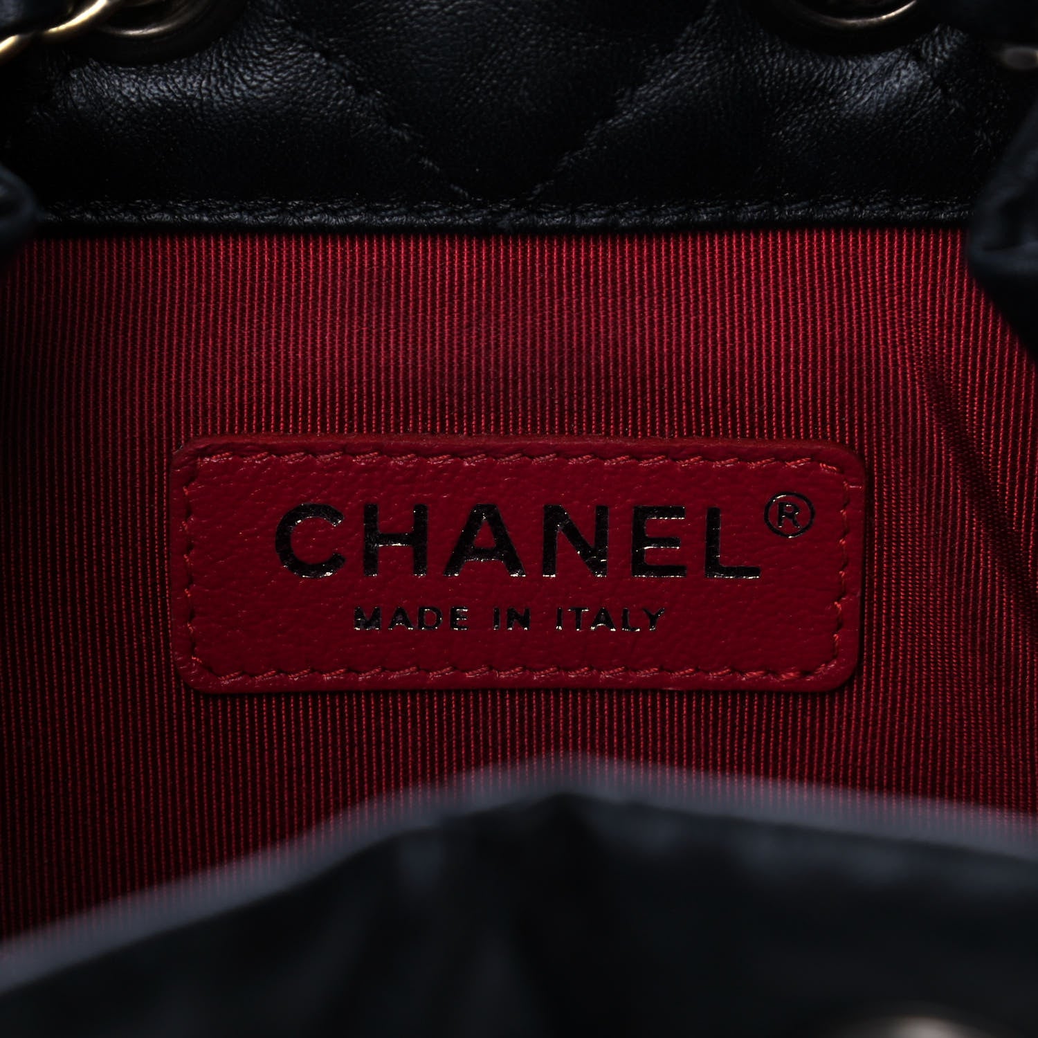 Chanel Aged Calfskin Quilted Small Gabrielle Backpack Black 6 of 9
