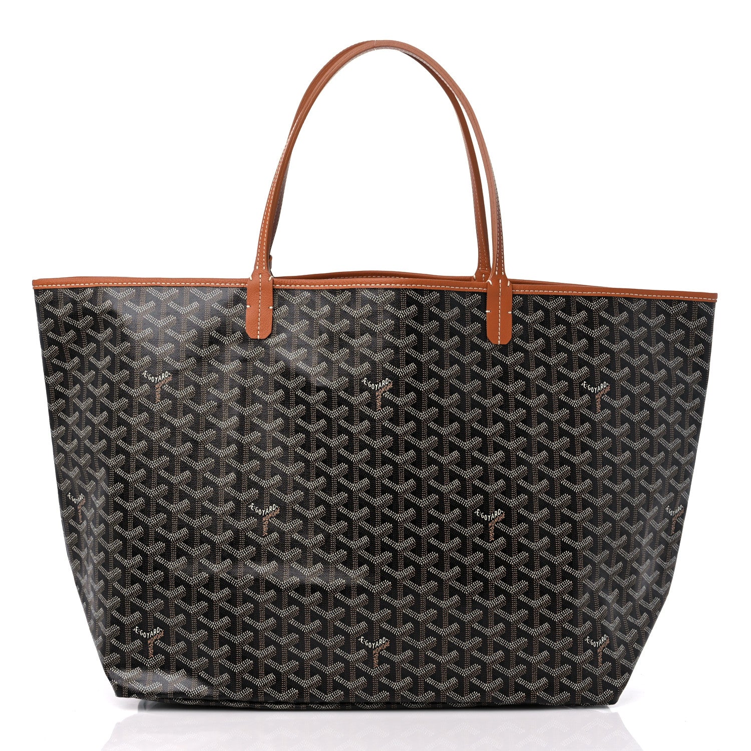Goyard Goyardine Saint Louis GM Black Gold 3 of 10