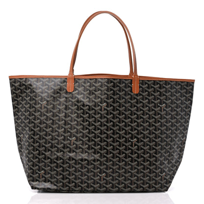 Goyard Goyardine Saint Louis GM Black Gold 3 of 10