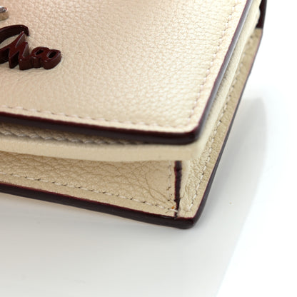 Jimmy Choo Grainy Calfskin Zuri Card Holder Linen 10 of 12