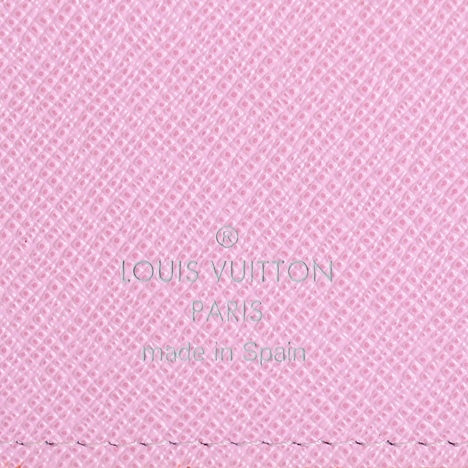 Louis Vuitton Monogram Multicolor Insolite Wallet White Litchi 7 of 8