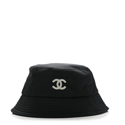Chanel Cotton CC Bucket Hat L Black 1 of 7