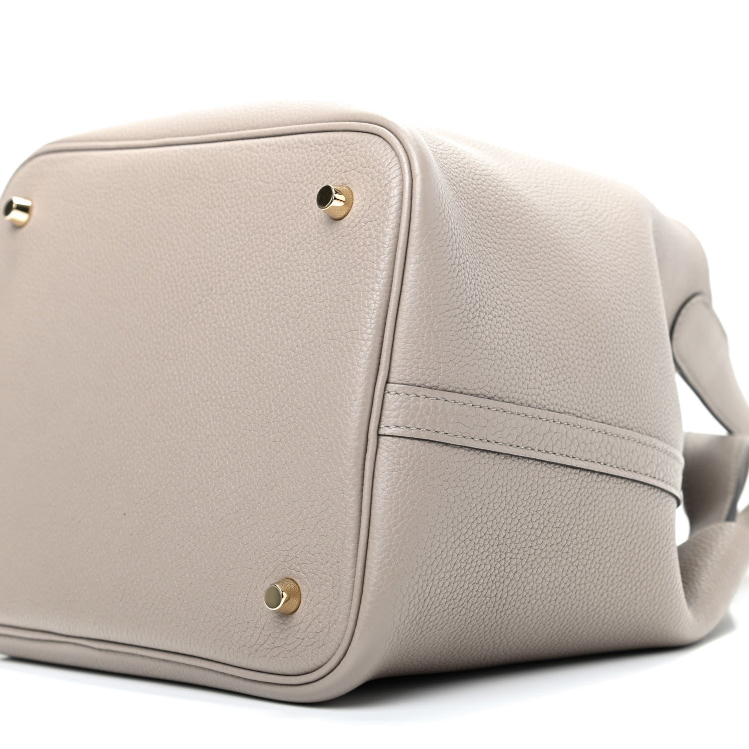 Hermes Taurillon Clemence Picotin Lock 22 MM Gris Asphalte 7 of 10