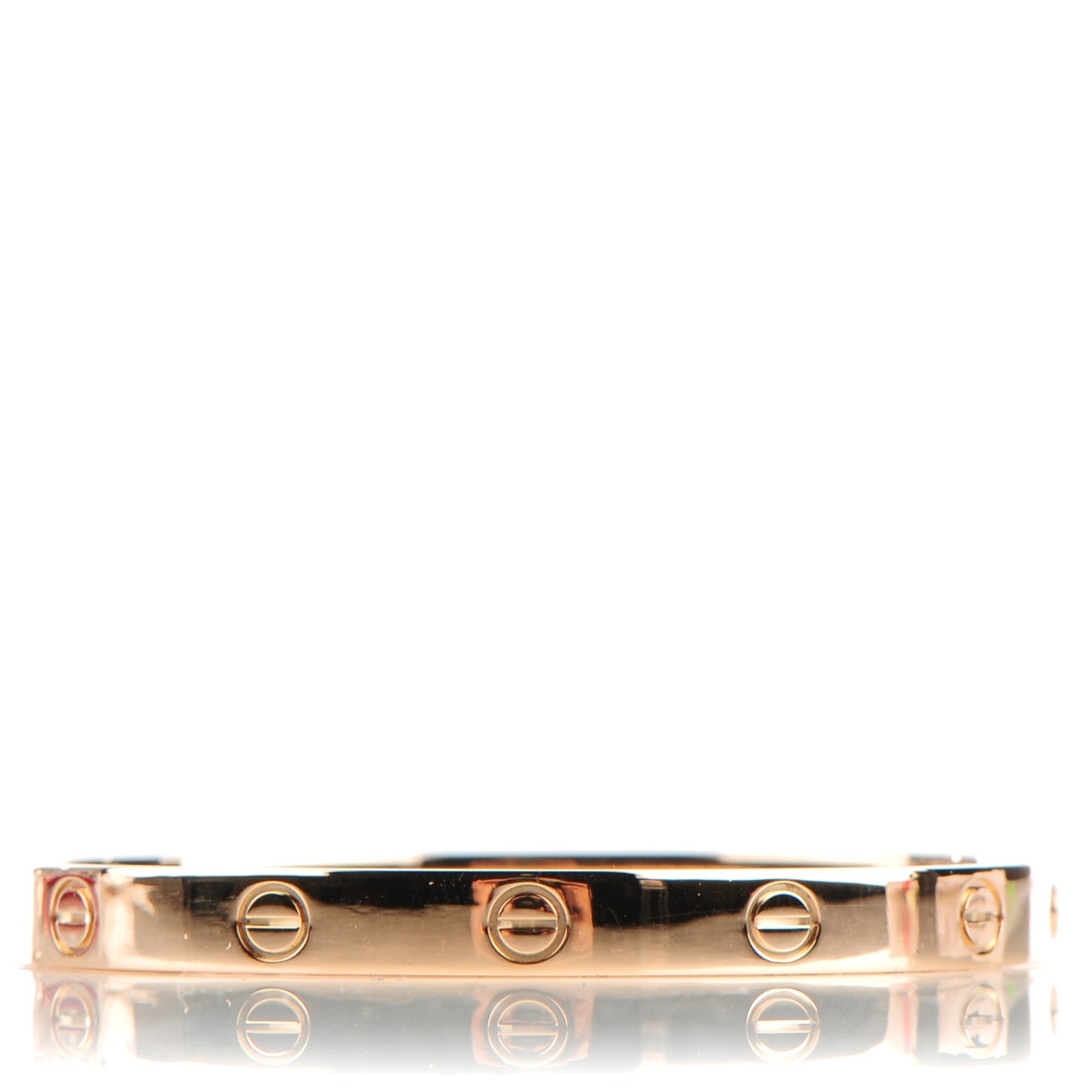 Cartier 18K Pink Gold LOVE Bracelet 17 1 of 7