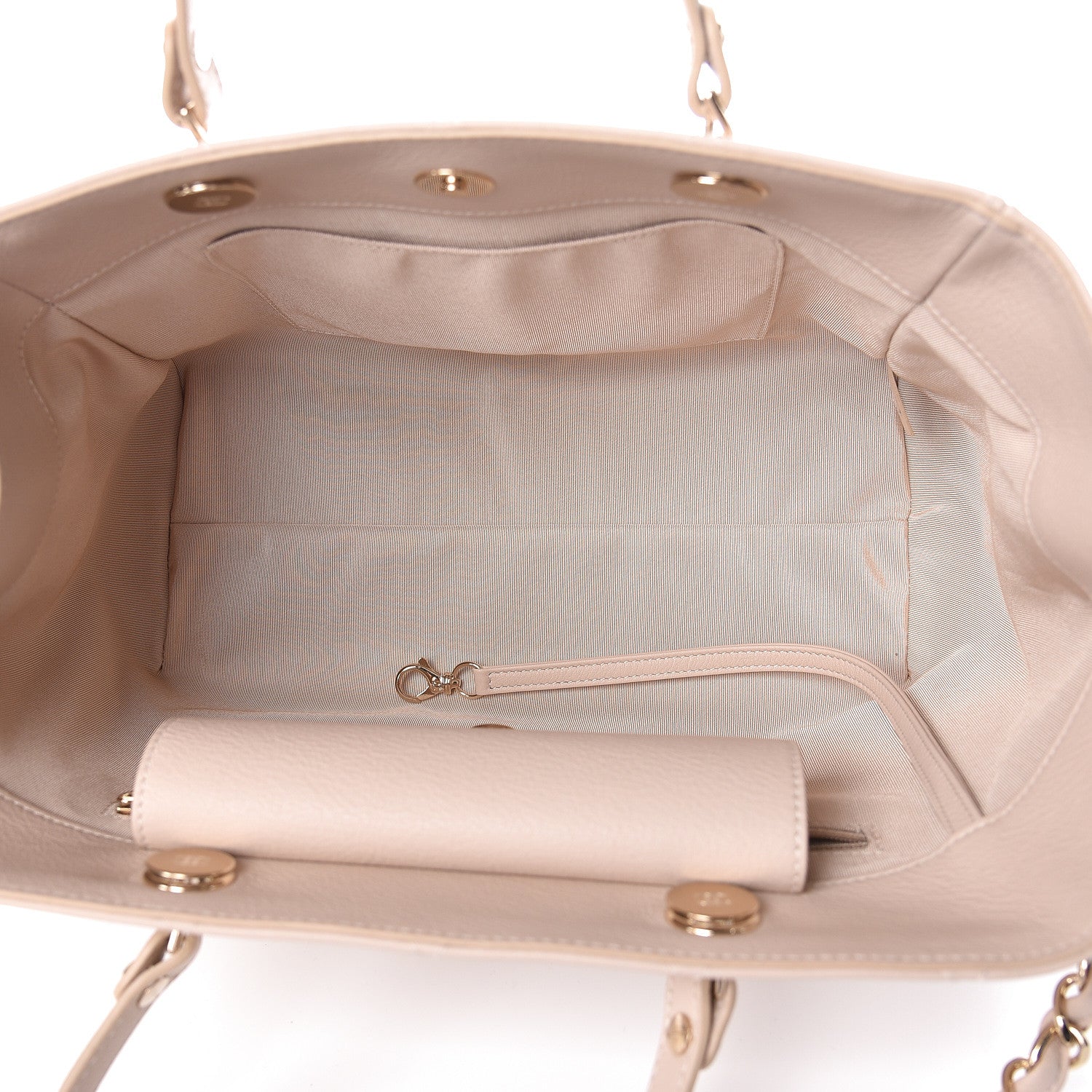 Chanel Bullskin Stitch Small Shopping Tote Light Pink 5 of 8