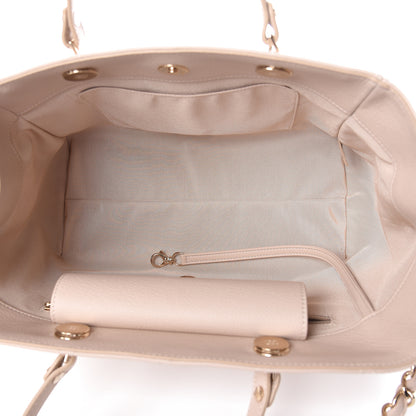 Chanel Bullskin Stitch Small Shopping Tote Light Pink 5 of 8
