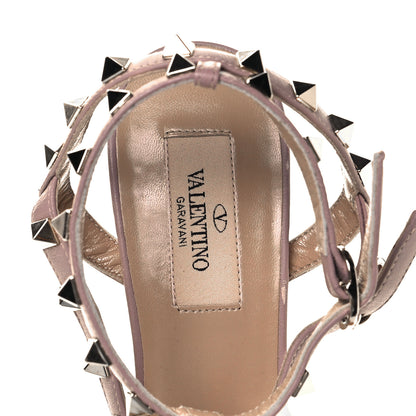 Valentino Garavani Patent Nappa Rockstud Ankle Strap 65mm Pumps 37.5 Fuxia Poudre 7 of 7