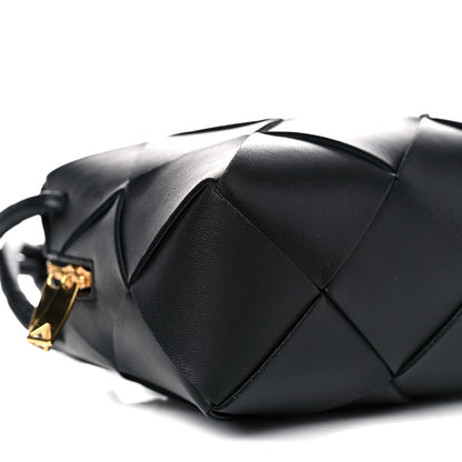 Bottega Veneta Lambskin Intreccio Small Cassette Camera Bag Black 6 of 9