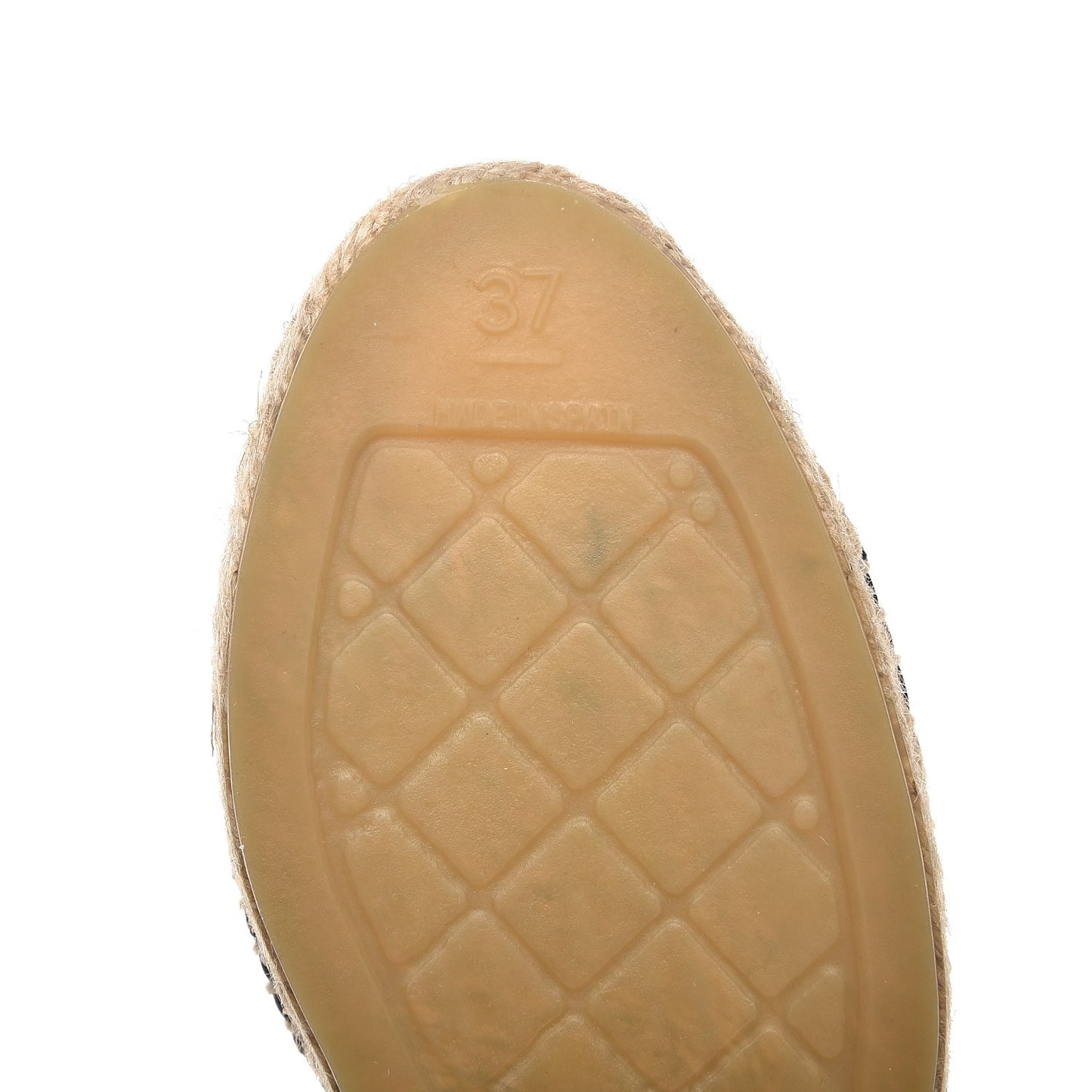 Lambskin CC Espadrilles 37 Black