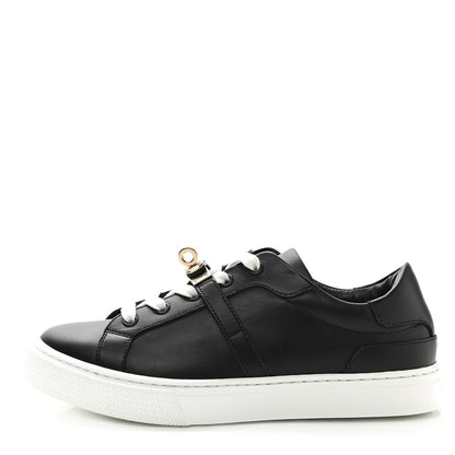 Hermes Calfskin Day Sneakers 35.5 Black 1 of 8