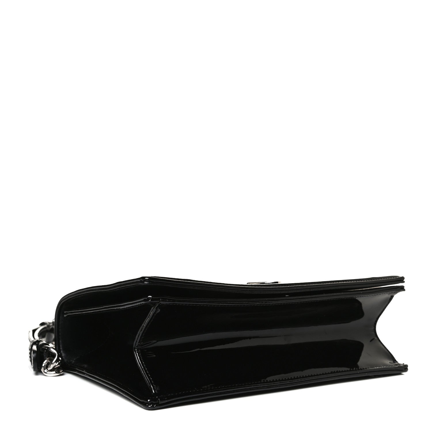 Christian Dior Patent Medium Diorama Flap Bag Black 4 of 13